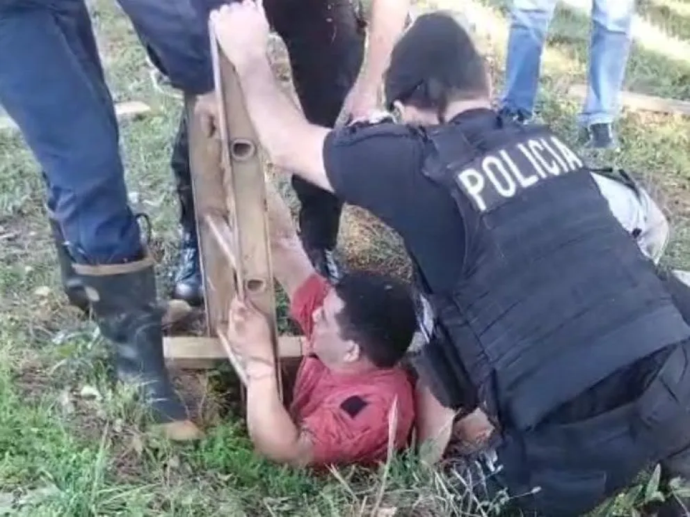 Tuvieron que improvisar ante la premura del caso.