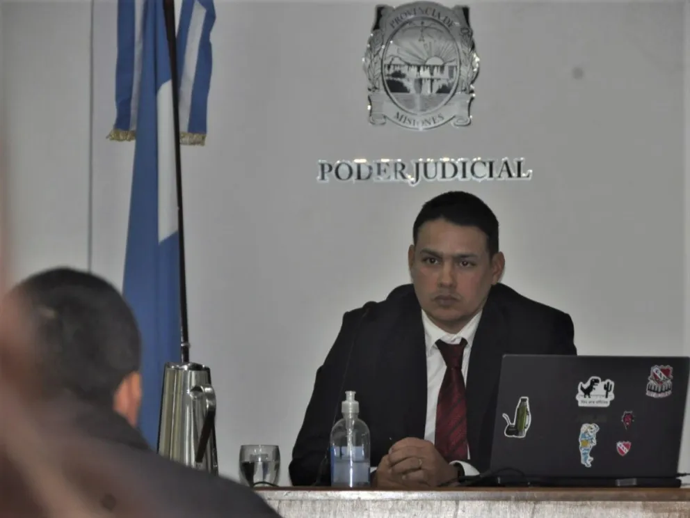 Horacio Paniagua, presidente del Tribunal Penal Uno de Oberá. //Foto: Cristian Valdez.