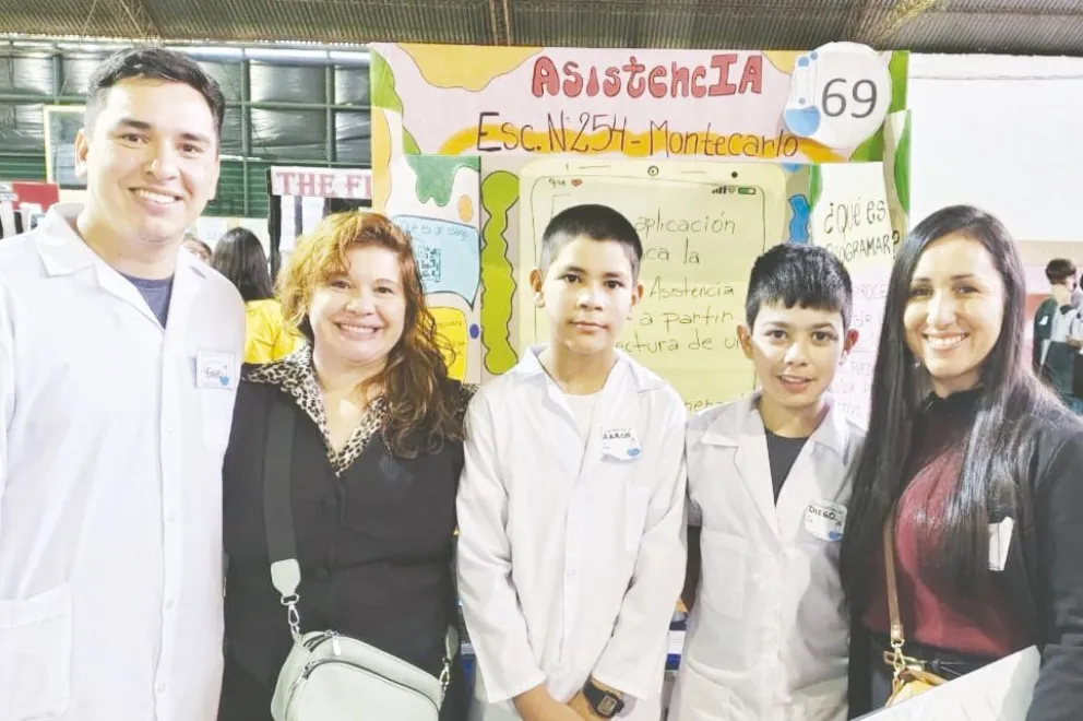 Diego Villordo y Aaron Portillo representarán a la escuela y a la provincia. 