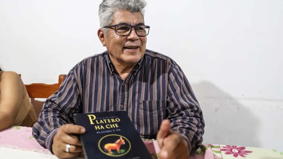 Ramón encaró la traducción de ‘Platero y yo’ al guaraní. Foto: Natalia Guerrero