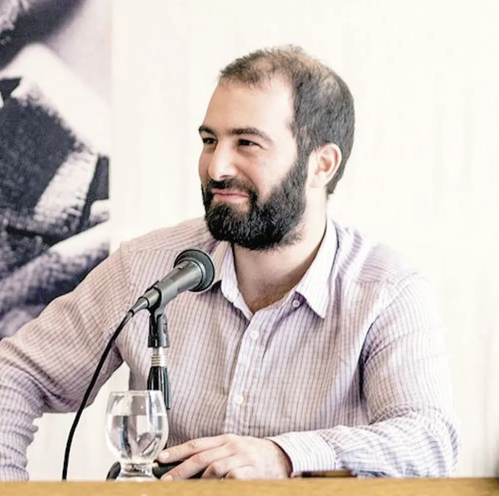 Lucas Adur, experto en Borges. 