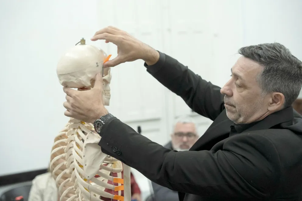 “Había lesiones calcadas, compatibles con un puntapié”. Foto: Marcelo Rodríguez