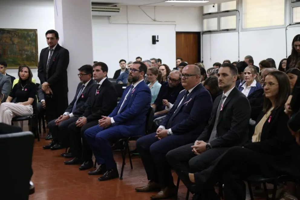 Los nuevos jueces prestaron juramento esta mañana. //Foto: Natalia Guerrero.