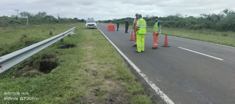 Vuelven a habilitar la Ruta Nacional 12 en Itá Ibaté tras finalizar las ...