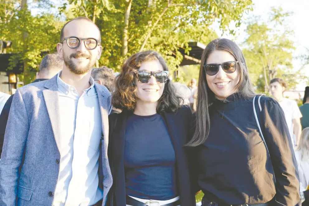 Francisco Gianotti, Mariana Zayas y Giuliana Berena.