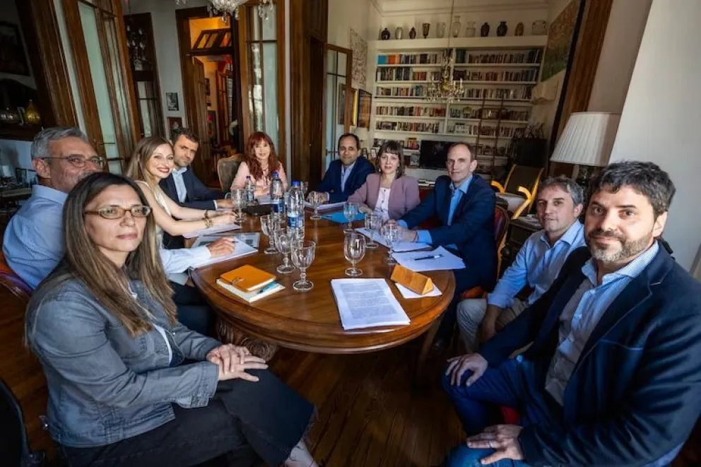 La reunión de Cristina con los economistas.