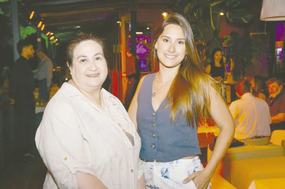 Mariela Amarilla y María Eugenia Rueda. 
