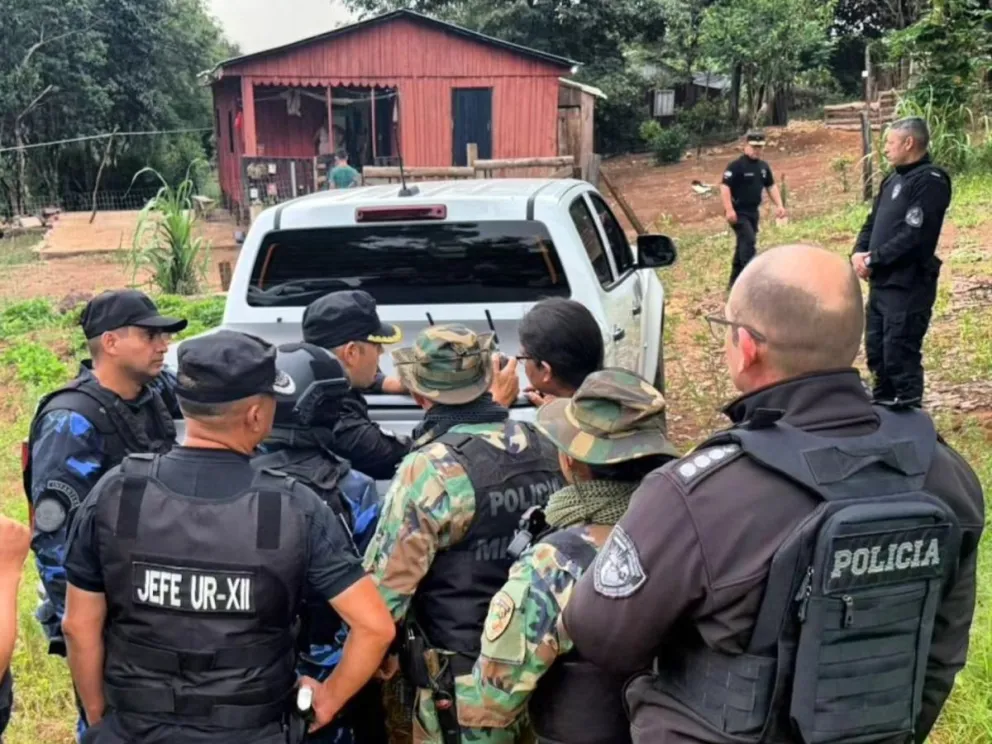 La mujer resistió su detención a balazos. //Fotos: Policía de Misiones.