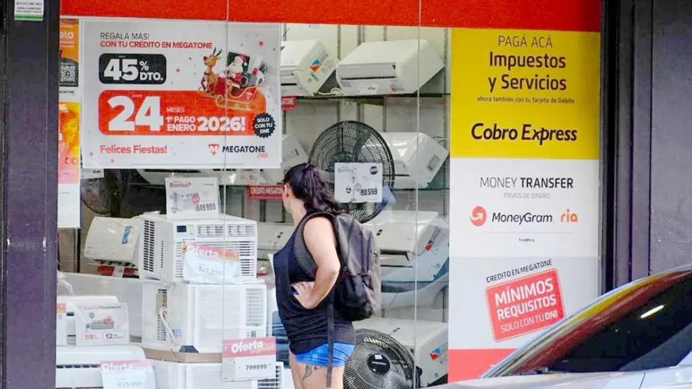 Indican que el aire más demandado es el de 3.500 frigorías y la financiación es una aliada. Foto: Agustina Vera