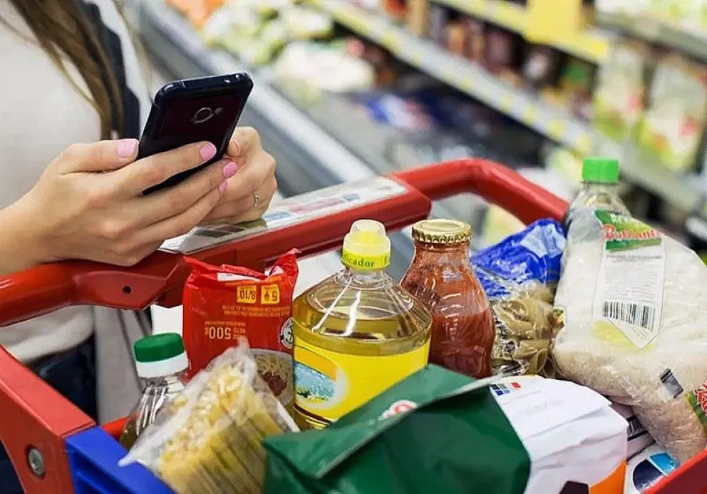 Fuerte suba de los alimentos en el país.