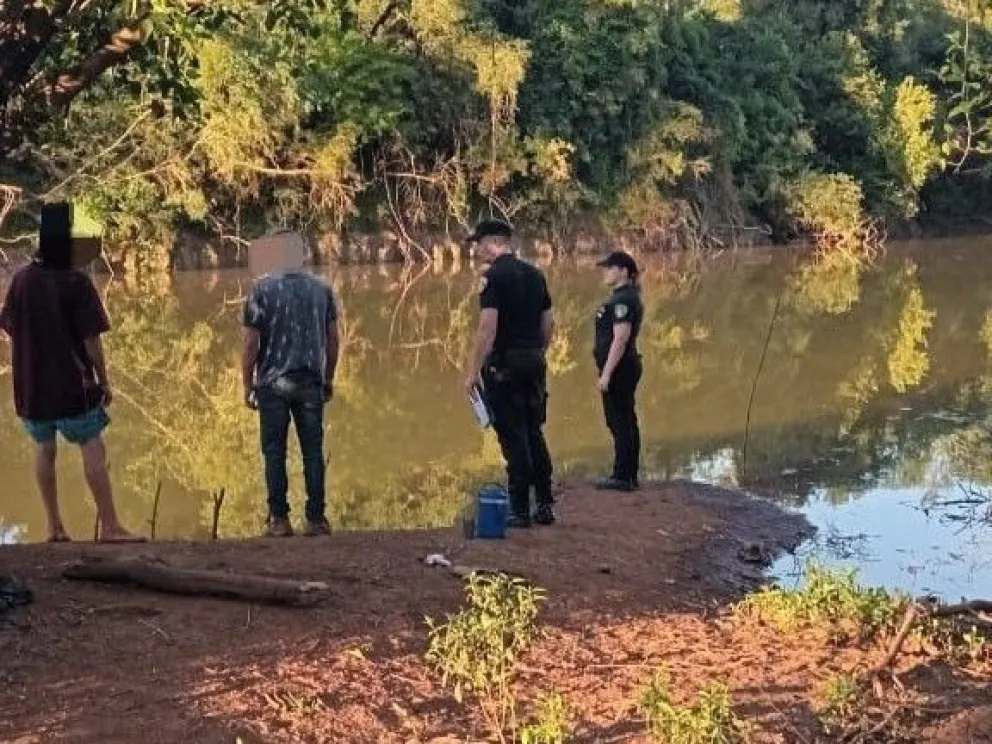La búsqueda del hombre, a cargo de la Policía.