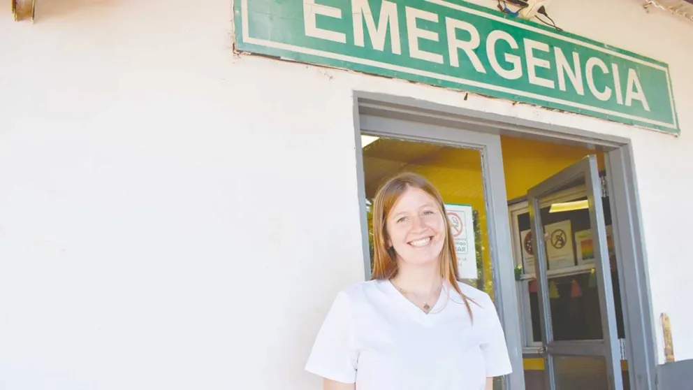 La médica presta servicio en el hospital desde agosto.  Foto: Carina Martínez