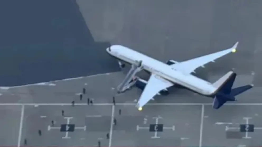 El avión que transportó a Nicolás Maduro aterrizó en el estado de Nueva York.