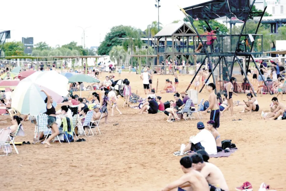 El balneario El Brete, uno de los grandes atractivos locales. //Foto: Marcelo Rodríguez.