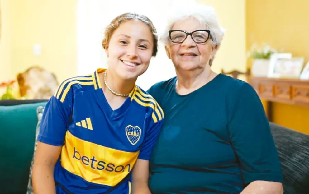 La abuela Francisca se instaló en Buenos Aires para acompañarla. 