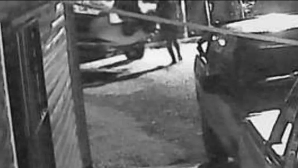 Una de las cámaras filmó parte del robo del motor de la lancha.
