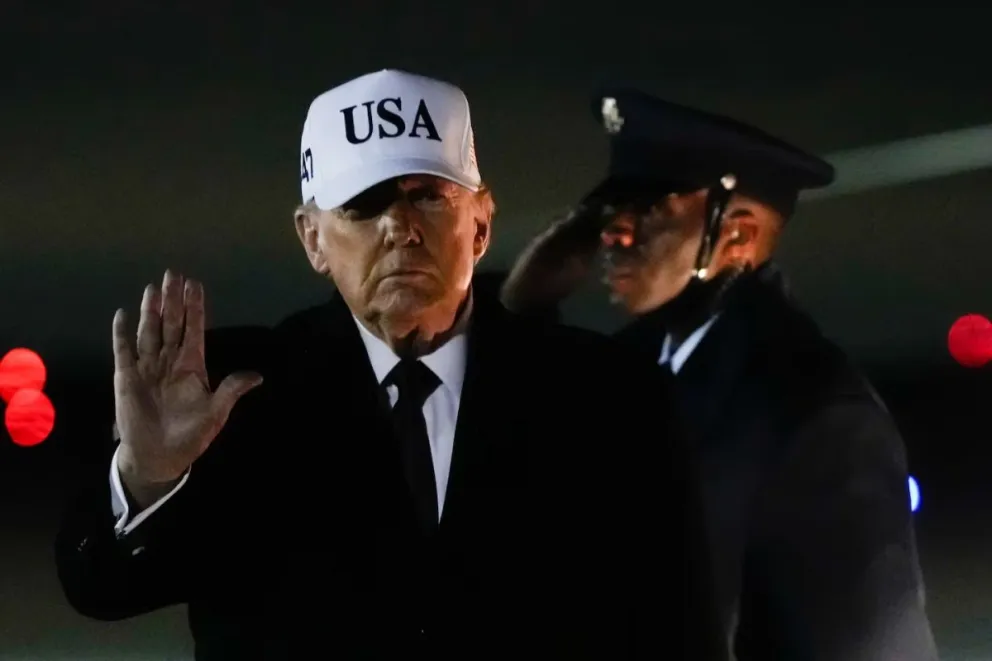 Trump, presidente de Estados Unidos. 