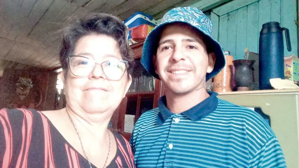 Su mamá lo acompañó y lo contuvo durante su proceso de recuperación.  