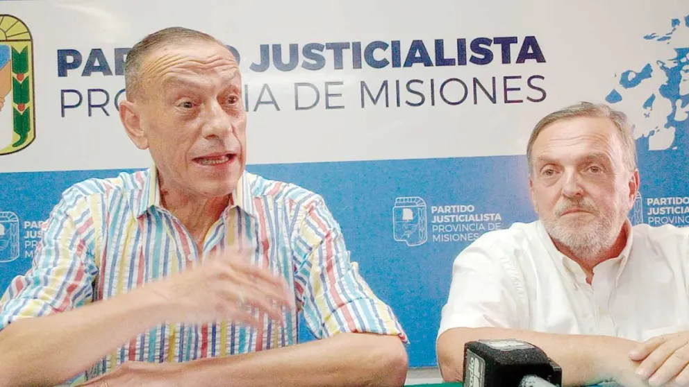 Los interventores Arrieta y Rodríguez en conferencia de prensa. Foto: Antonio Villalba
