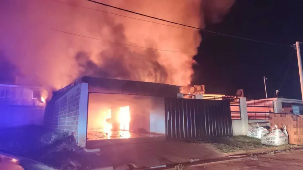 Los dueños de la casa más afectada no se encontraban en el lugar al momento del siniestro.  