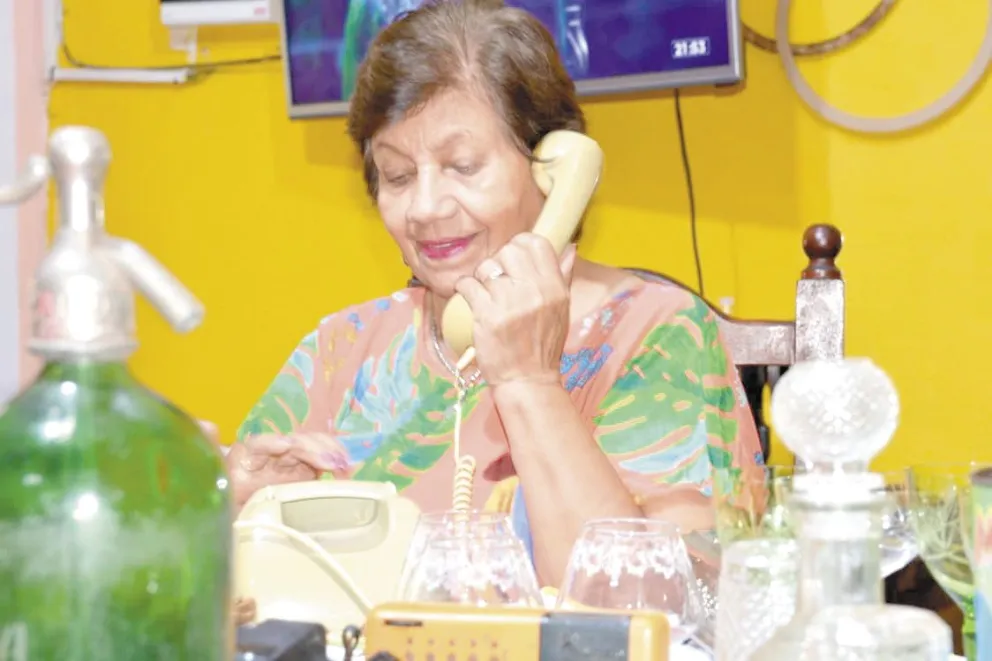 Neca Ríos recordó el número telefónico de la casa paterna. Foto: Julián Grondona