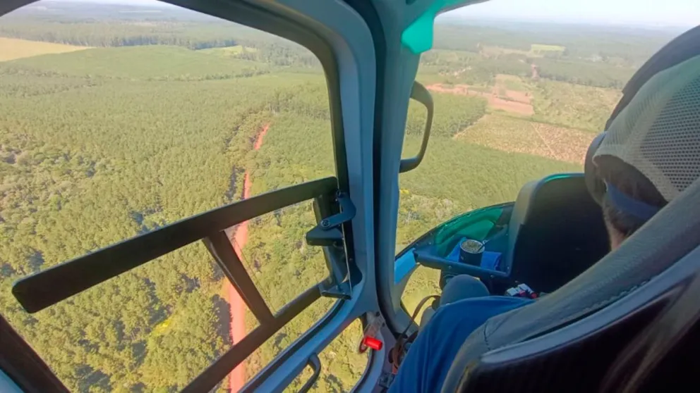 Ecología y otras dependencias hicieron un recorrido aéreo sobre la zona central y norte de la provincia.