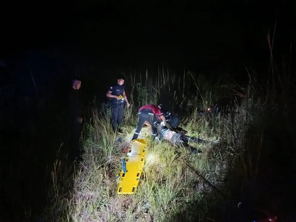 Despistó con su moto en la ruta 14 y terminó hospitalizado | El Territorio