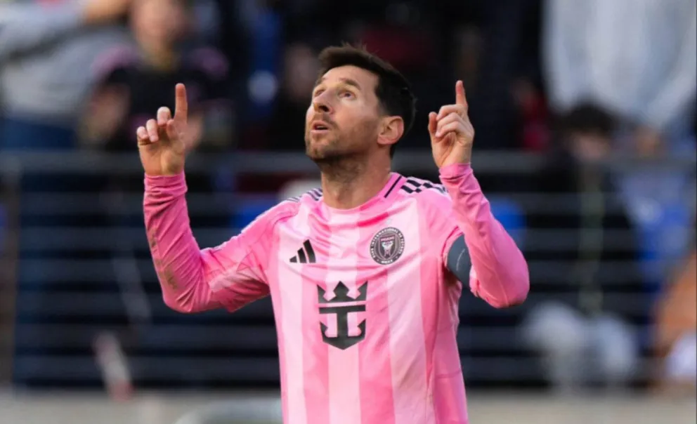 Messi marcó un gol en triunfo de su equipo.