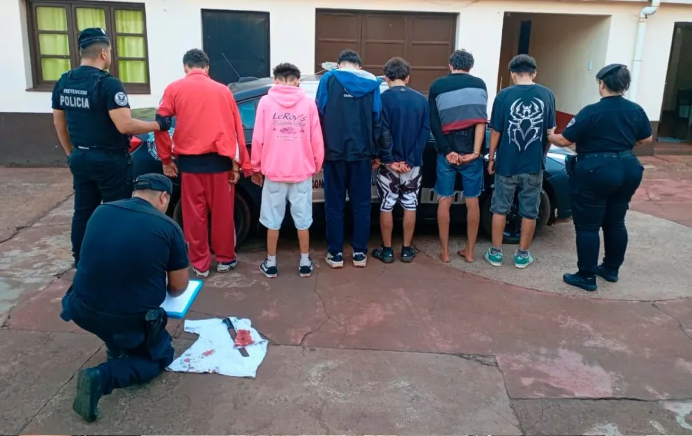 Los menores, a disposición de la Justicia.