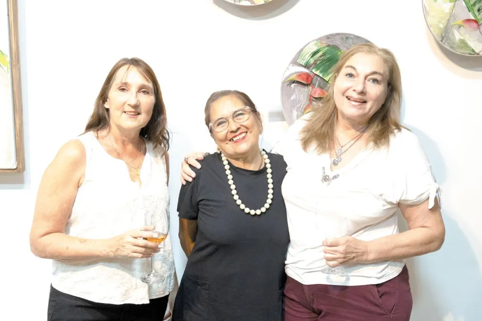 Gisela Mutinelli, Norma González y Graciela Pensa.