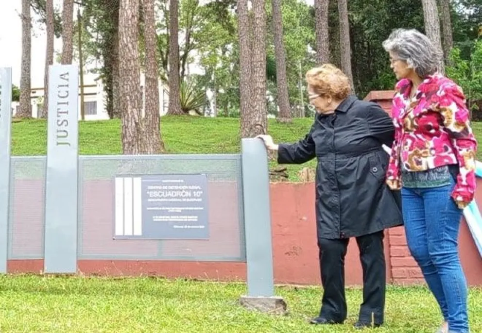 El Escuadrón 10 de Eldorado fue señalizado como sitio de la memoria.  