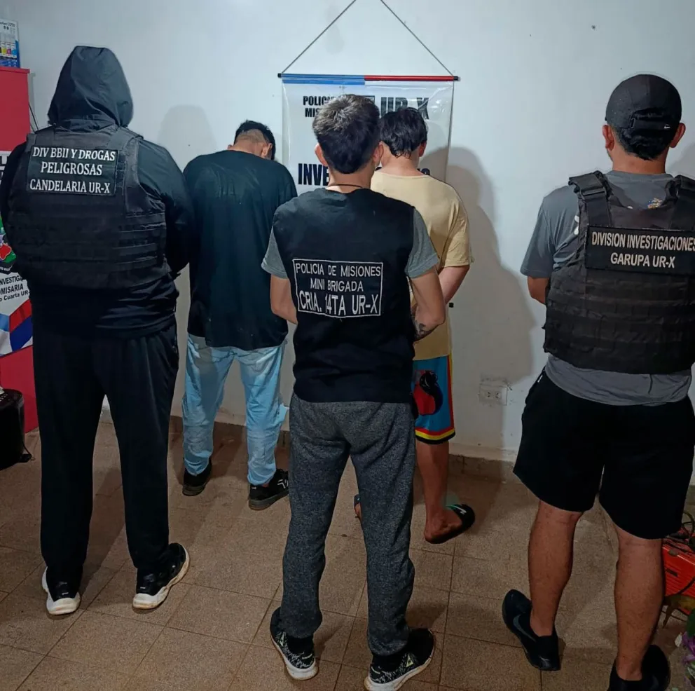 Los acusados tienen numerosos antecedentes por delitos contra la propiedad.  Foto: polmis