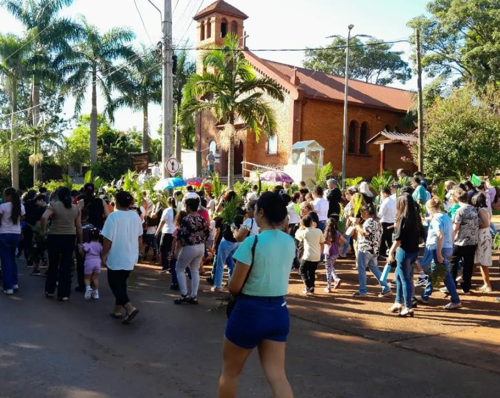 Puerto Libertad: la tradicional Bendición de Ramos tuvo una gran participación de vecinos imagen-5