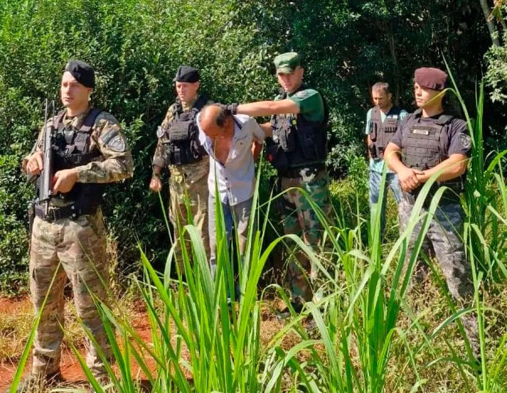 Hein fue detenido a unos 1.500 metros de la ruta 5, en Alberdi. Foto: polmis