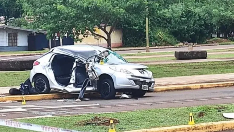 Las pericias revelaron que el Peugeot 207 iba a casi 100 kilómetros por hora.  Foto: Polmis