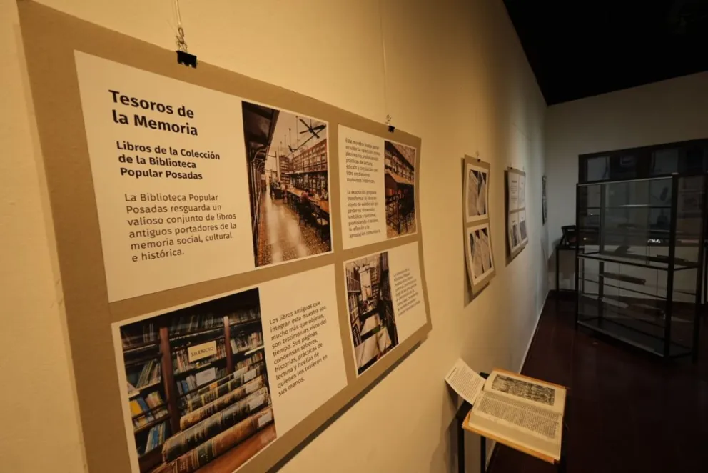 La muestra “Tesoros de la Memoria: Libros de la Colección de la Biblioteca Popular Posadas”, se inaugurará este jueves a las 19 en el Museo Areco. Fotos: Marcelo Rodríguez 