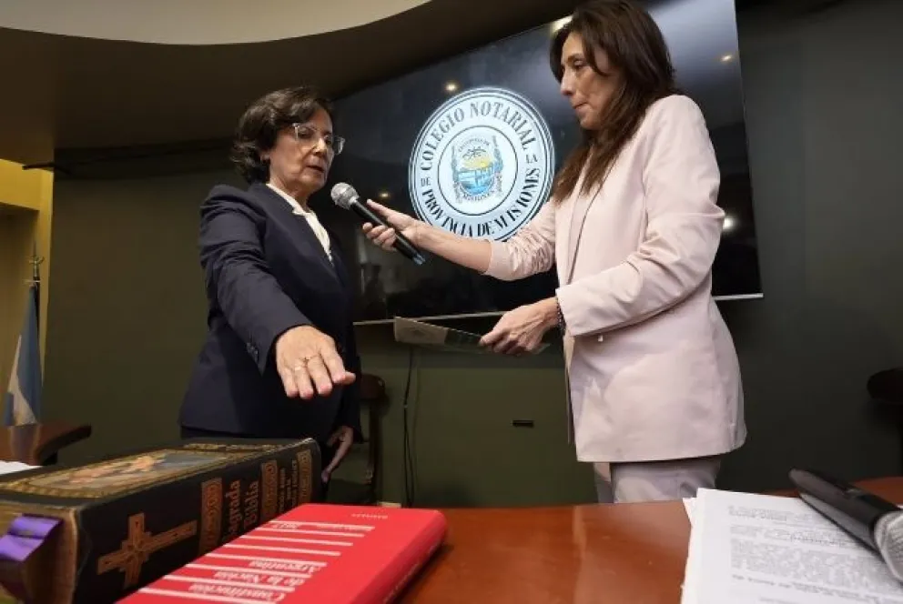Asumieron autoridades electas en el Consejo Directivo del Colegio Notarial de Misiones imagen-6