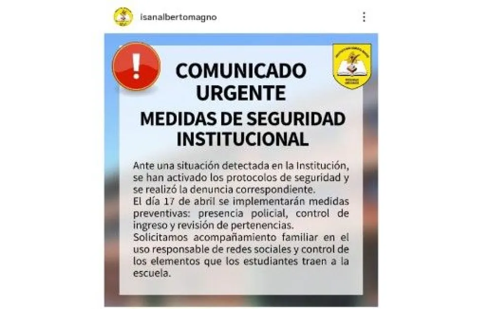 Pintadas amenazantes en colegios de Posadas estarían ligadas a un reto viral imagen-6