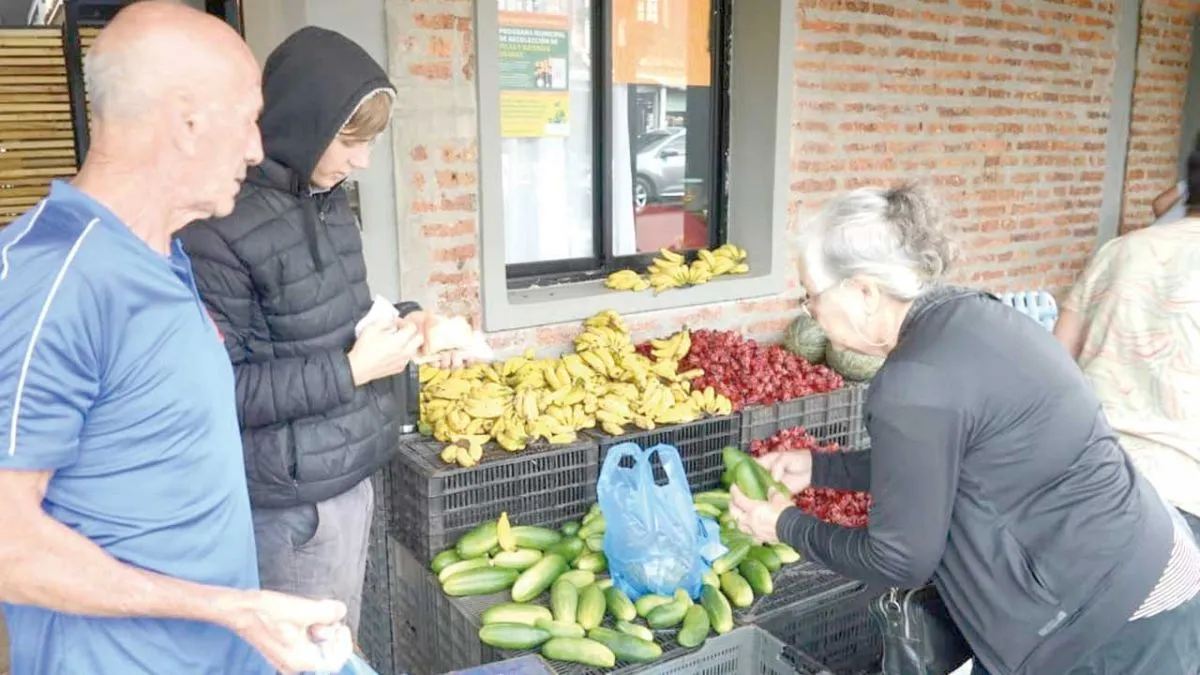 Mercado Central de Villa Urquiza, bananitas prata