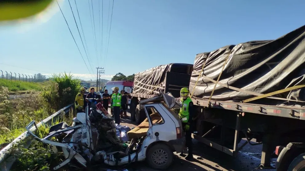 Todos los fallecidos iban en el coche.
