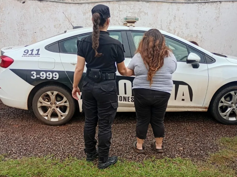 La mujer fue detenida bajo sospecha de encubrir a su pareja. //Foto: URII.