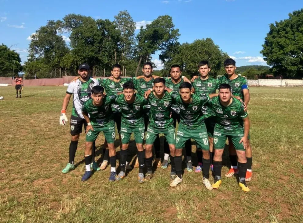 Club Mandiyú de Garuhapé, disputará el clásico este domingo previo a su serie contra Central Iguazú por el Provincial. //Foto: Esteban González.