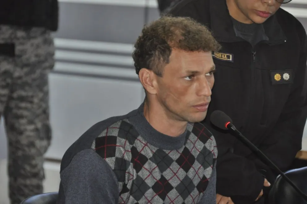 Necke Da Silva se declaró inocente y acuso a tres de los testigos que se presentaron hoy ante los jueces. //Fotos: Cristian Valdez.