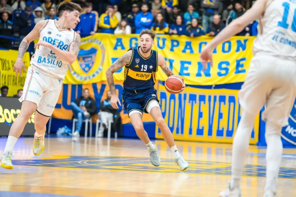 Agustín Barreiro, ex Celeste, convirtió ocho puntos y capturó dos rebotes.