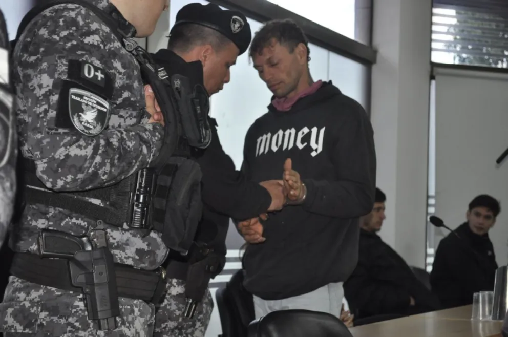 Levi Necke Da Silva, juzgado por homicidio agravado. //Fotos: Cristian Valdez.