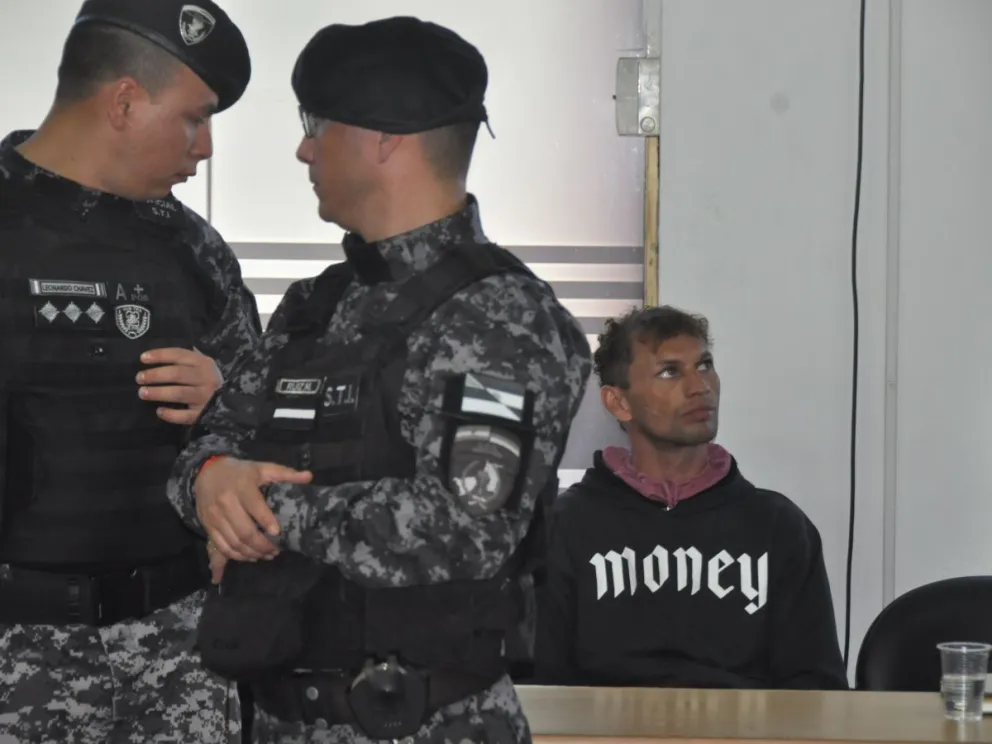 Necke Da Silva se dice inocente y asegura que no fue el autor del crimen. //Fotos: Cristian Valdez.
