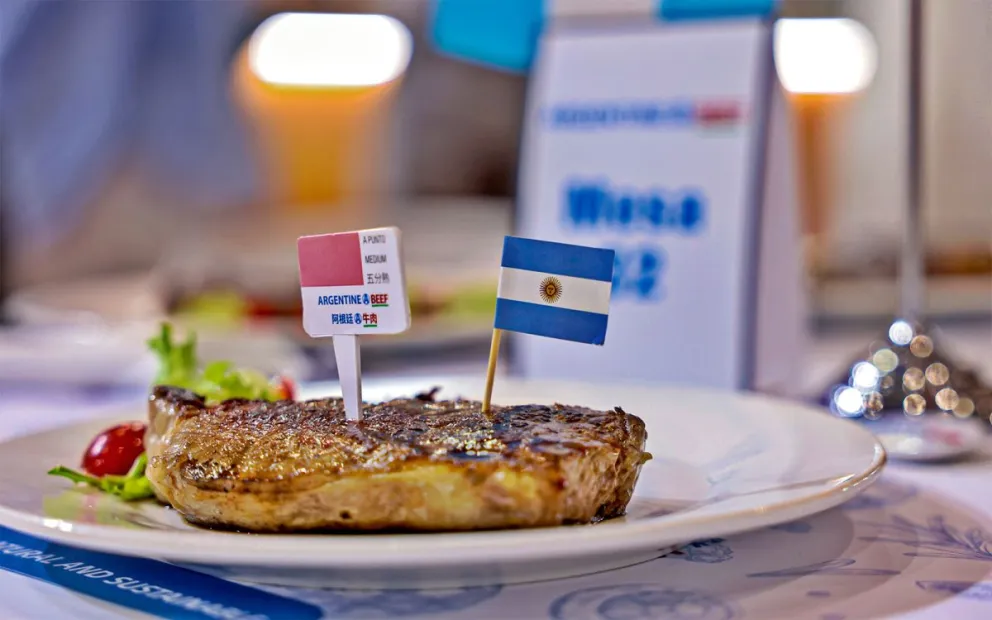 La carne argentina se promocionará en China la próxima semana. Foto: Ipcva