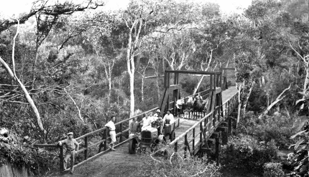 Los caminos y los montes de Caraguatay en 1930. 
