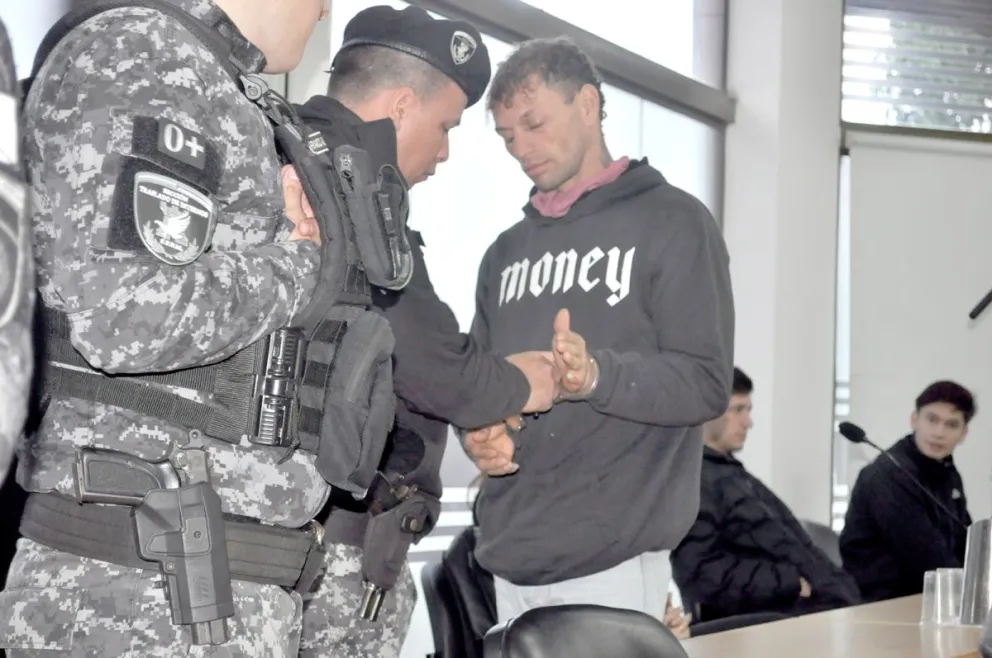 Levi Necke ‘Brasilerito’ Da Silva recibió 25 años de prisión y se ordenó investigar a otro hombre por su participación en el homicidio cometido en Fracrán hace dos años.  Foto: Cristian Valdez