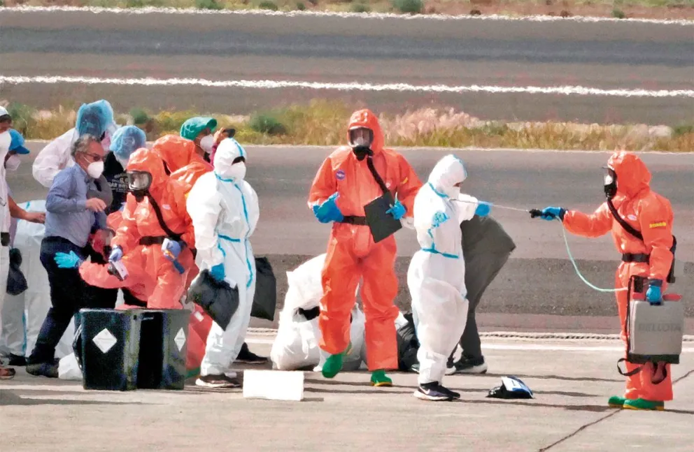La cepa Andes del virus puede transmitirse de persona a persona.  Foto: ap
